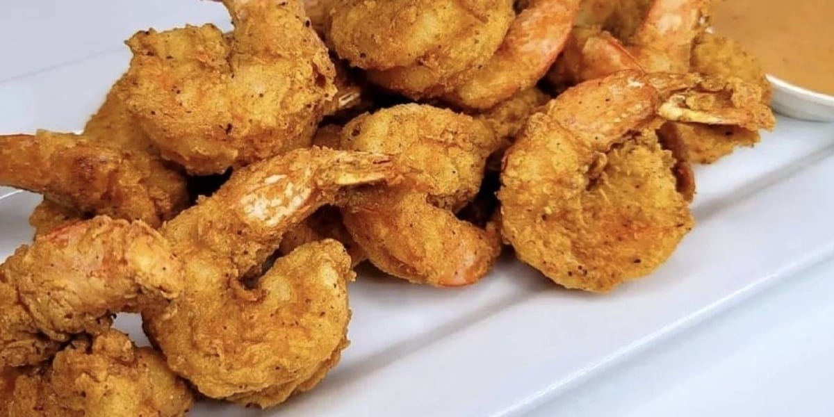 Medium Fried Shrimp Meal.