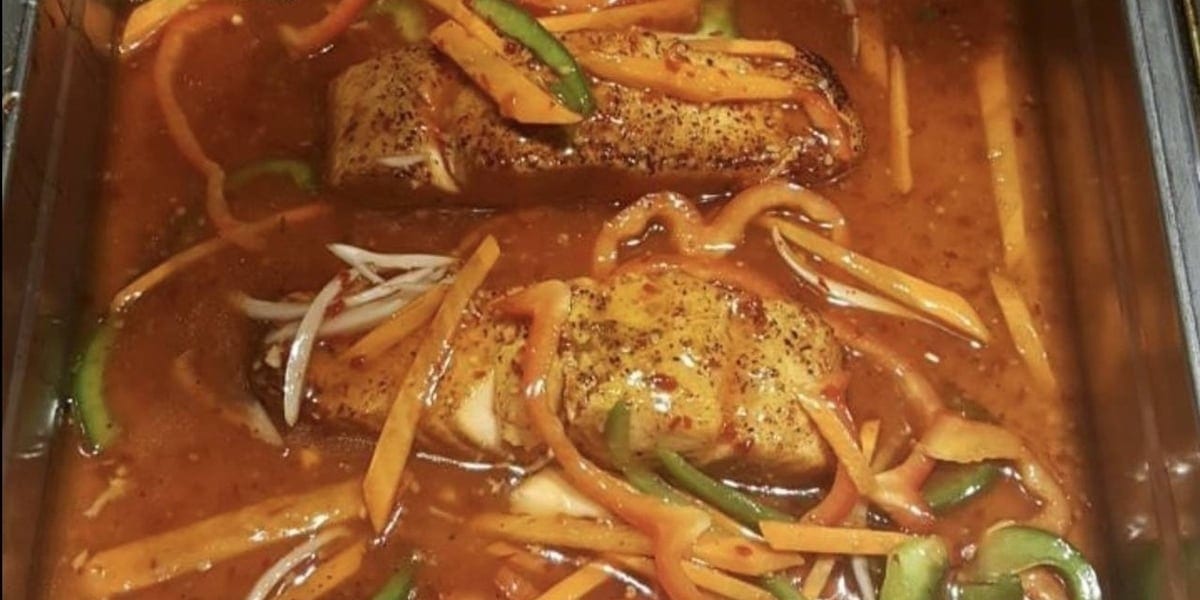 Sweet Chili Salmon.