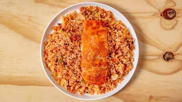 Bar B Q Salmon.