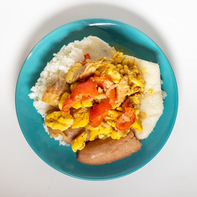 Ackee & Saltfish.