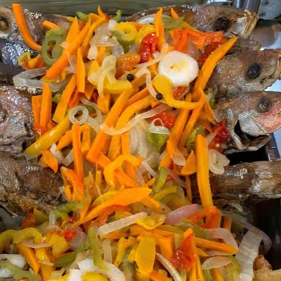 Fried Porgy Meal.