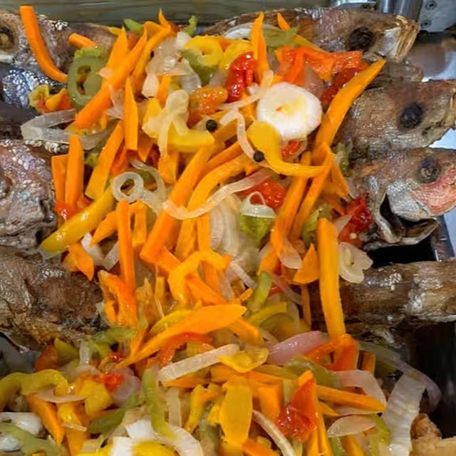 Fried Porgy Meal.